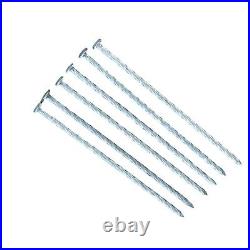 Sandbaggy 8 in. Heavy Duty Galvanized Spiral Artificial Turf Nails 4 Ga Steel