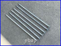 Sandbaggy 8 in. Heavy Duty Galvanized Spiral Artificial Turf Nails 4 Ga Steel