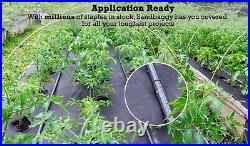 Sandbaggy RUST FREE 500 Pack 12 Inch Landscape StaplesSOD Garden Stakes Weed