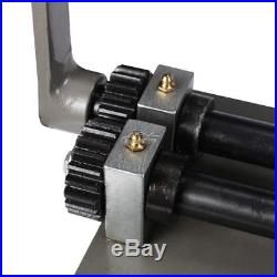 Sheet Metal Bead Roller Steel Gear Drive Bench Mount 18-Gauge Capacity