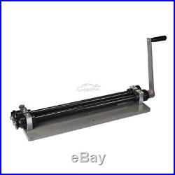 Sheet Metal Bead Roller Steel Gear Drive Bench Mount 18-Gauge Capacity