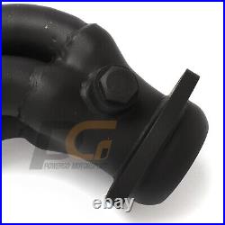 Shorty Headers Black Paint for Chevy GMC 88-95 C1500 K1500 305 350 5.0L 5.7L V8