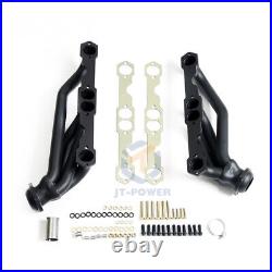 Shorty Headers for Chevy GMC 88-95 C1500 K1500 305 350 5.0L 5.7L V8 BLACK PAINT