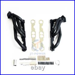 Shorty Headers for Chevy GMC 88-95 C1500 K1500 305 350 5.0L 5.7L V8 BLACK PAINT