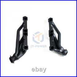 Shorty Headers for Chevy GMC 88-95 C1500 K1500 305 350 5.0L 5.7L V8 BLACK PAINT