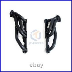 Shorty Headers for Chevy GMC 88-95 C1500 K1500 305 350 5.0L 5.7L V8 BLACK PAINT