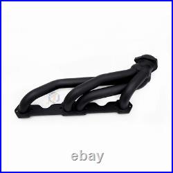 Shorty Headers for Chevy GMC 88-95 C1500 K1500 305 350 5.0L 5.7L V8 BLACK PAINT