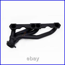 Shorty Headers for Chevy GMC 88-95 C1500 K1500 305 350 5.0L 5.7L V8 BLACK PAINT