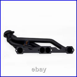 Shorty Headers for Chevy GMC 88-95 C1500 K1500 305 350 5.0L 5.7L V8 BLACK PAINT