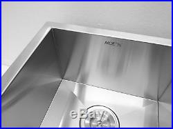 Small Cabinet Kitchen Sink 29 Dbl, 16 Gauge Zero Radius Stainless Steel-2918BD+