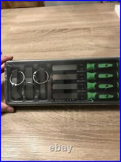 Snap On Feeler Gauge Blade And Handles Set Green 86 Piece Metric & Imperial NEW