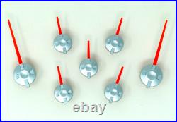 Stainless Steel Gauge Face Kit Red Text Matching Pointers GM 2003-2006 US Speedo