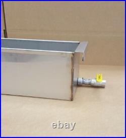 Stainless Steel Parkerizing Blueing tank with lid, gunsmith 40x6x6 20 gauge 304