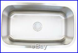 Stainless Steel Sink 31 X 18 X 10 Undermount Single Bowl 16 Gauge Free Grid