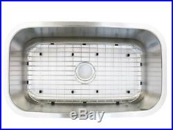 Stainless Steel Sink 31 X 18 X 10 Undermount Single Bowl 16 Gauge Free Grid