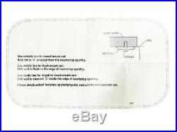 Stainless Steel Sink 31 X 18 X 10 Undermount Single Bowl 16 Gauge Free Grid