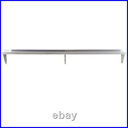 Stainless Steel Solid Wall Shelf 18 Gauge Table Overshelf Commercial Restaurant