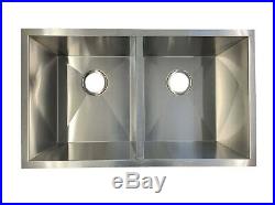 Stainless Steel double Bowl 16 Gauge Under mount Kitchen sink 32 x 19 x 10