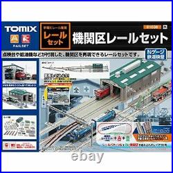 TOMIX N Gauge Fine Track Engine Depot Extension Rail Set 91036 with Tracking NEW
