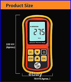 Thickness Gauge, GM100 1.2-220Mm Ultrasonic Thickness Gauge Steel Width Testing