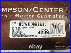 Thompson Center Encore BLUE 12 Gauge 24 Shotgun Barrel Rifled -NEW Old stock