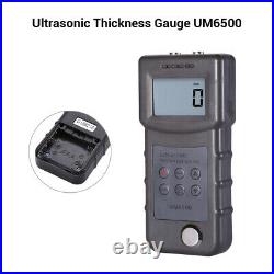 UM6500 LCD Ultrasonic Thickness Gauge Meter For Brass Steel 0.05-8inch 1.0-245mm