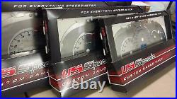 US Speedo Stealth Edition Stainless Steel Kit with Matching Pointers GM 03-06 US Speedo Stealth Edition Stainless Steel Kit with Matching Pointers GM 03-06