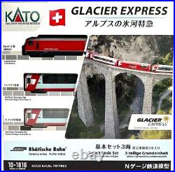 USA Seller New! KATO 10-1816 N gauge RhB Ge 4/4-III + 2 car set