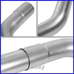 Universal 16-Pieces 3 OD Steel DIY Custom Exhaust Pipe Straight & Bends Kit