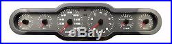 Universal 3D Stainless Steel 7 Gauge Dash Panel White LED Gauges Made In The USA