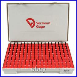 VERMONT GAGE 901100400 Black Ox-Coated Pin Gauge Set, Dim Type
