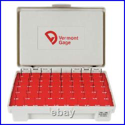 VERMONT GAGE 902200100 Black Ox-Coated Pin Gauge Set, Metric 5VUE8