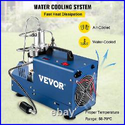 VEVOR 30MPA/4500PSI High Pressure Air Compressor PCP Airgun Scuba Air Pump 1800W