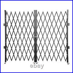 VEVOR Double Folding Security Gate Folding Door Gate 5' H x 10' W Scissor Gate