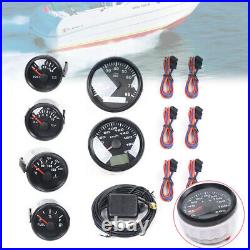 Vehicles, trucks, motor boats Classic 6 Gauge Set Electronic Speedometer 6 Gauge