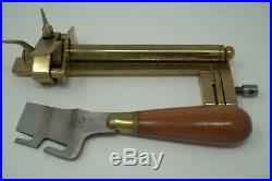 Vergez Blanchard Plough Gauge Strapz Belt Cutter with Blade 150mm France NEW