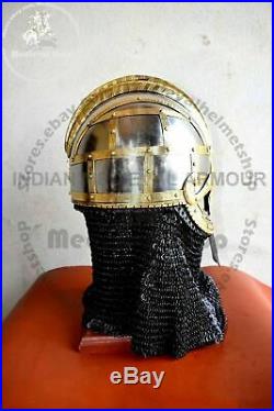 Viking helmet Vendel helmet Valsgärde 8 Helmet 16 Gauge Medieval SCA LARP Giftt