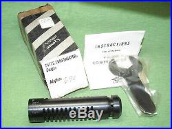 Vintage NOS Lyman Cutts Compensator 20 gauge Black Steel Main Body with690 Adapter