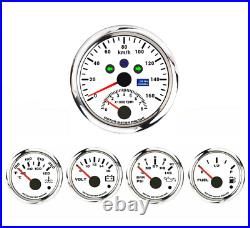 W PRO 5 Gauge Set GPS Speedometer with Tachometer 160 KMH Turn Signal High Beam