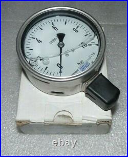 WIKA 9021116 Stainless Steel Gauge 233.50.100 10bar 1/2 NPT NEW IN BOX