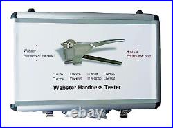 Webster Hardness Tester Gauge For Soft Stainless Steel Sheets Cold Rolled Steel