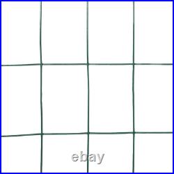 Welded Wire Fence Green PVC Coated Easy to Assemble Lightweight 14/16 Gauge