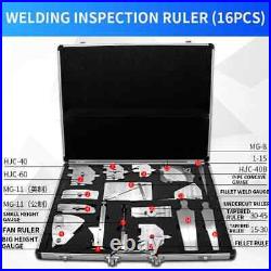 Welding Measure Gauges Tools Combined Suit Welding Inspection Ruler Set456