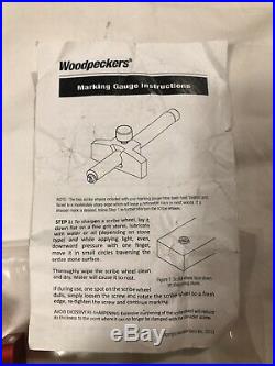 Woodpeckers One Time Tool MG-SS6 Stainless Steel Marking Gauge Never Been Used