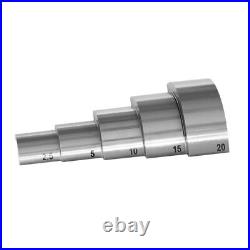 YUSHI Ultrasonic Thickness Gauge Calibration Block 5-25mm 304 Stainless Steel