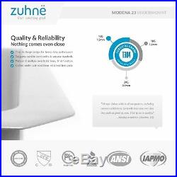 Zuhne Modena Series Single Bowl 16 Gauge Stainless Steel Undermount Kitchen Sink
